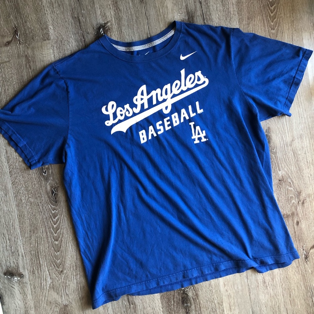 Los Angeles Dodgers Blue Nike T shirt Regular XXL